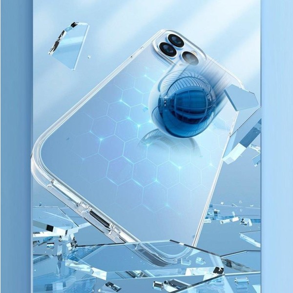 Kingxbar iPhone 13 Skal Elegant Glitter Series - Transparent
