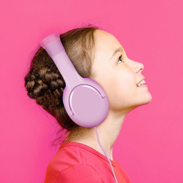 KidsBeat hovedtelefoner max 85dB Pink Pink