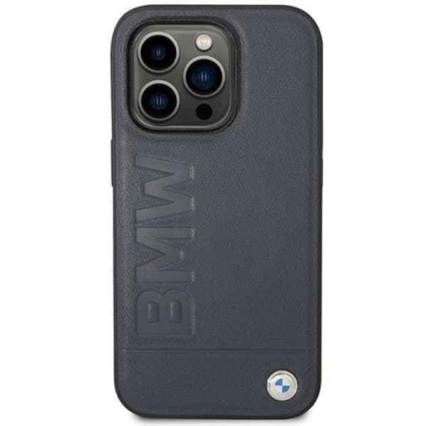 BMW Mobilskal till iPhone 14 Pro Magsafe Läder Hot Stamp