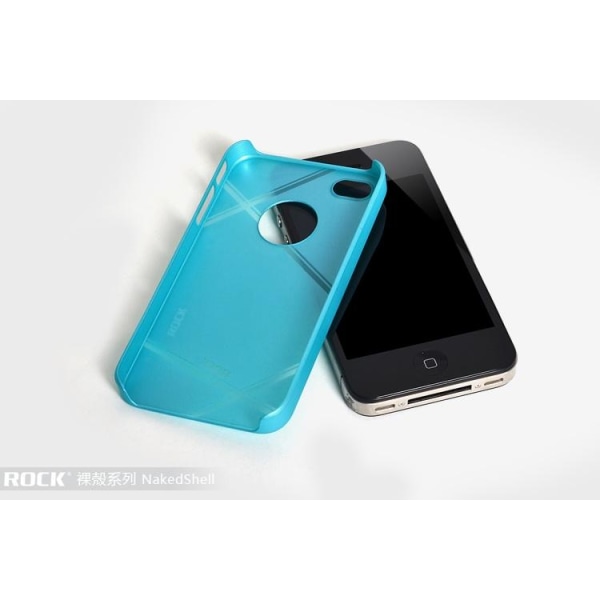 Rock NakedShell cover til iPhone 4 og 4S (lilla)