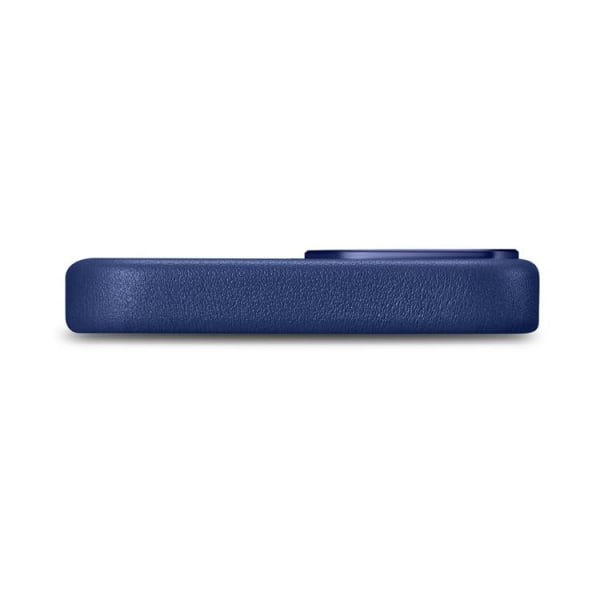 iCarer iPhone 14 Skal MagSafe Ægte Læder - Blå