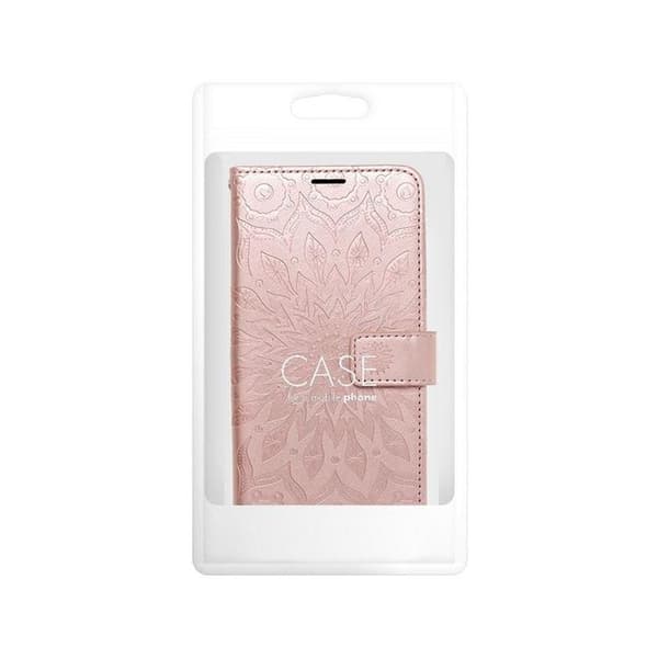 iPhone 16 Plus Pung Etui Mezzo Mandala - Rosa Guld Roséguld