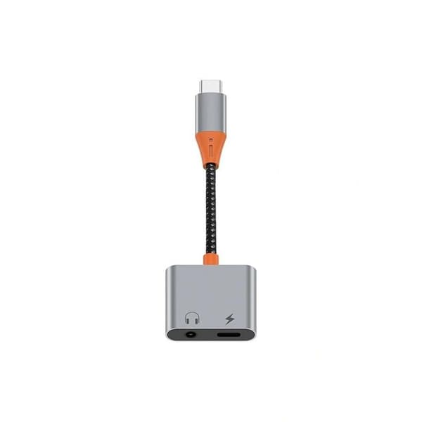 WiWU Audio adapter LT10 Typ C to Typ C + 3.5mm