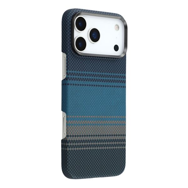 Mobilskal till iPhone 17 Pro Max MagSafe Aramid Fiber Gradient Blå