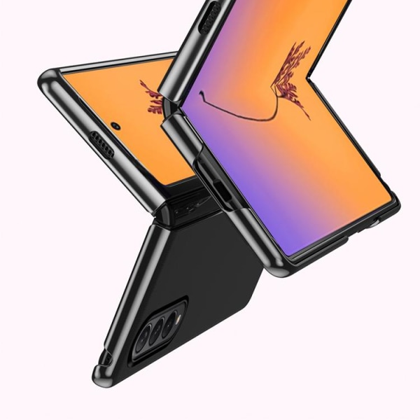 Galaxy Z Fold 4 Skal Plating Metallic Frame - Svart