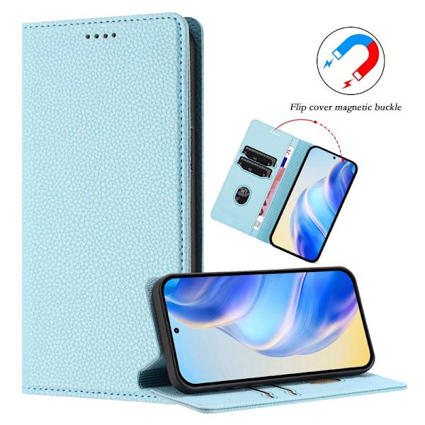 Plånboksfodral för Samsung Galaxy S26 Plus RFID Blocking Konstläder - Ljusblå