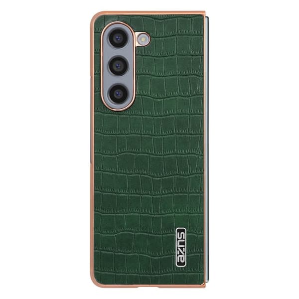 AZNS Samsung Galaxy Z Fold6 Plånboksfodral Konstläder - Grön