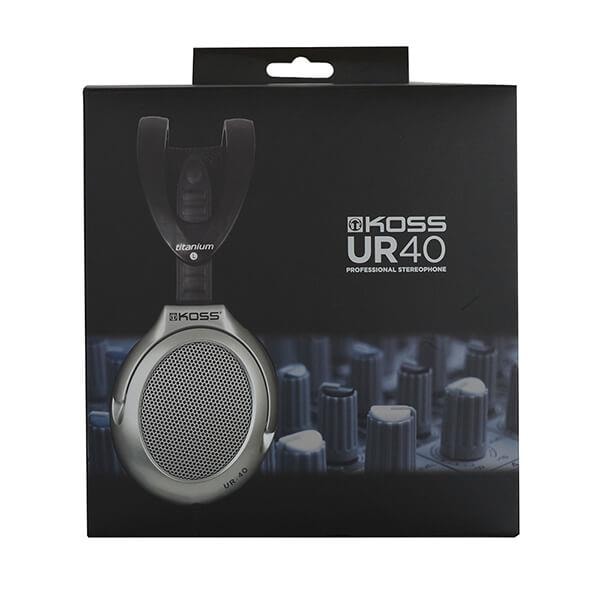 KOSS Hörlurar UR40 Over-Ear - Silver Silver