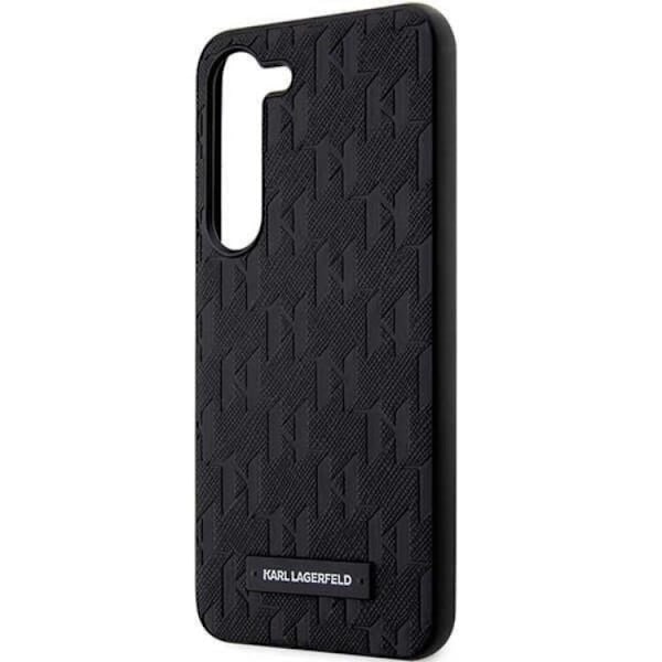 Karl Lagerfeld Galaxy S23 Plus Skal Saffiano Mono Metal Logo - Svart Svart