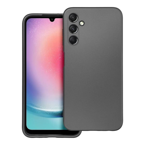 Galaxy A25 5G -puhelinkotelo Metallic - Harmaa Grå
