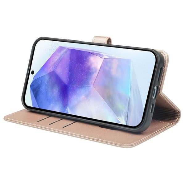 Mobilskal till Samsung Galaxy S26 Plus Magnetisk Stängning KonstLäder - Roséguld