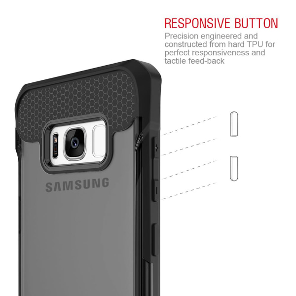 Itskins Spina Cover til Samsung Galaxy S8 Plus - Sort Black