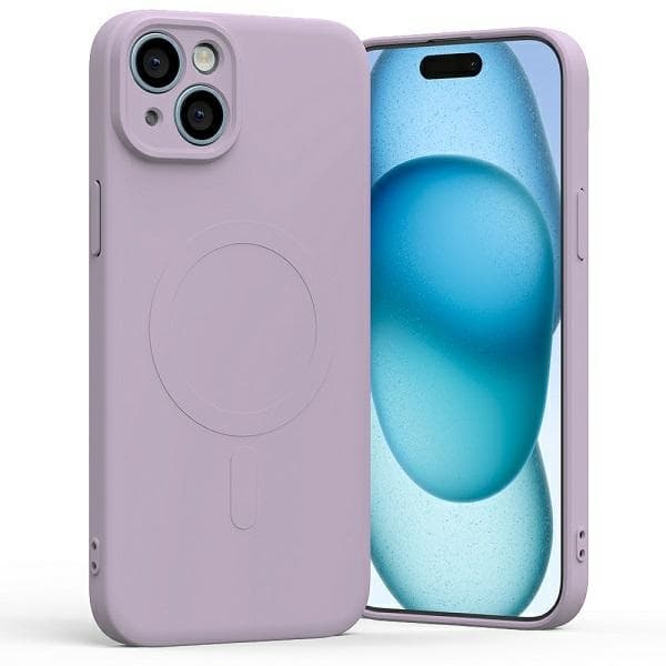 Mercury Telefontaske til iPhone 15 Plus MagSafe Semi-Silikone - Lilla