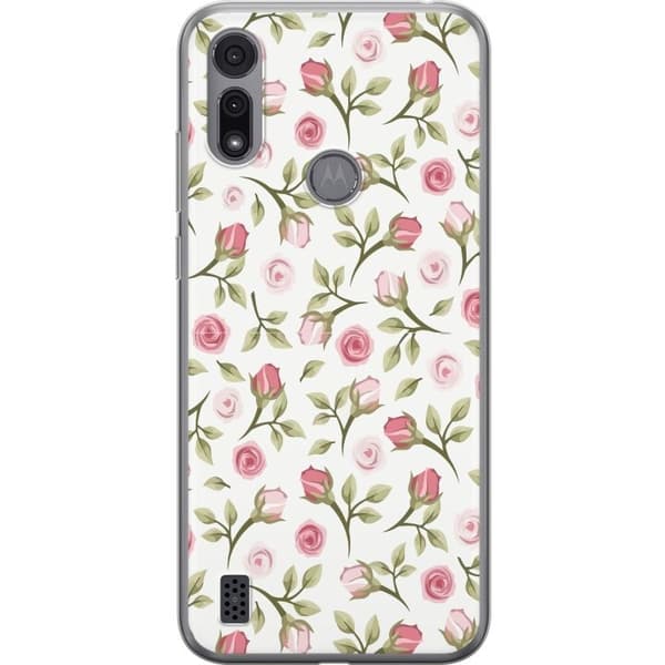 Mobilcover til Motorola Moto E6i med Blomstret