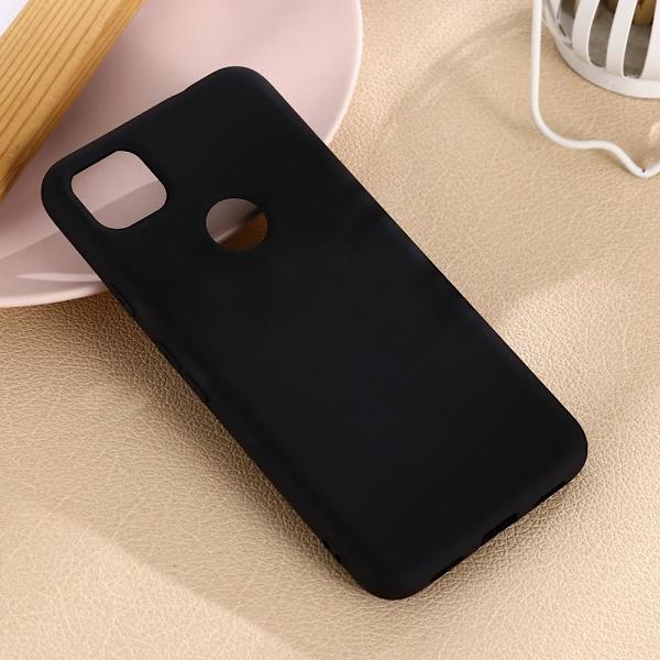 Silicone Skal Till Google Pixel 4a - Svart Svart
