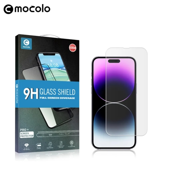 Mocolo iPhone 15 Pro Härdat Glas Skärmskydd 2.5D