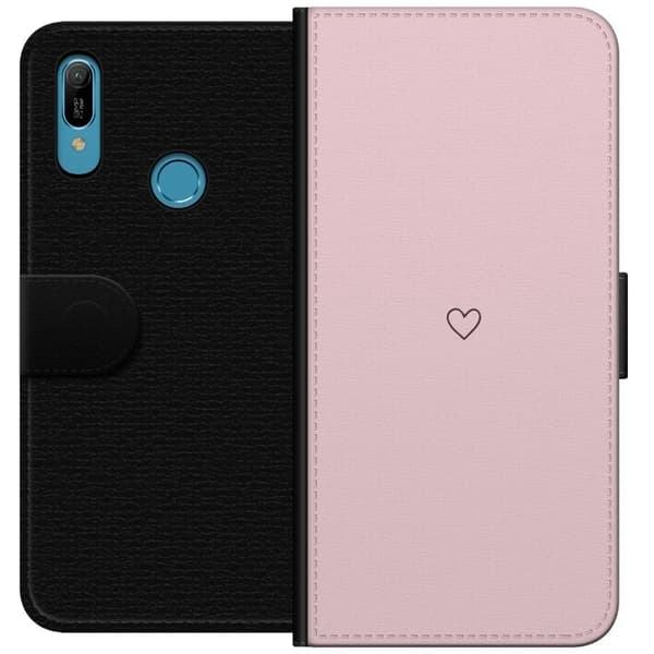 Pungcover til Huawei Y6 (2019) med Lille Hjerte