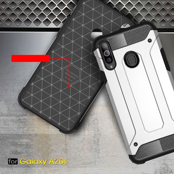 Armor Guard Mobilskal Samsung Galaxy A20s - Sort Black