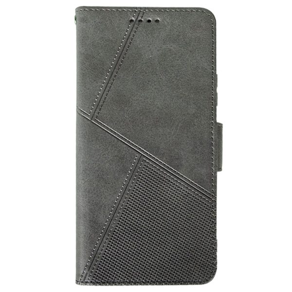 IDEWEI OnePlus 15 5G Plånboksfodral Calf Texture Konstläder - Grå Grå