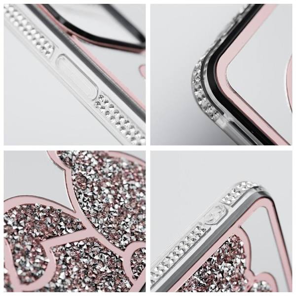 Mobilskal till iPhone 16 Pro Teddy Bear - Rosa Rosa