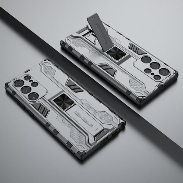 ShockProof Kickstand Skal Galaxy S22 - Grå grå