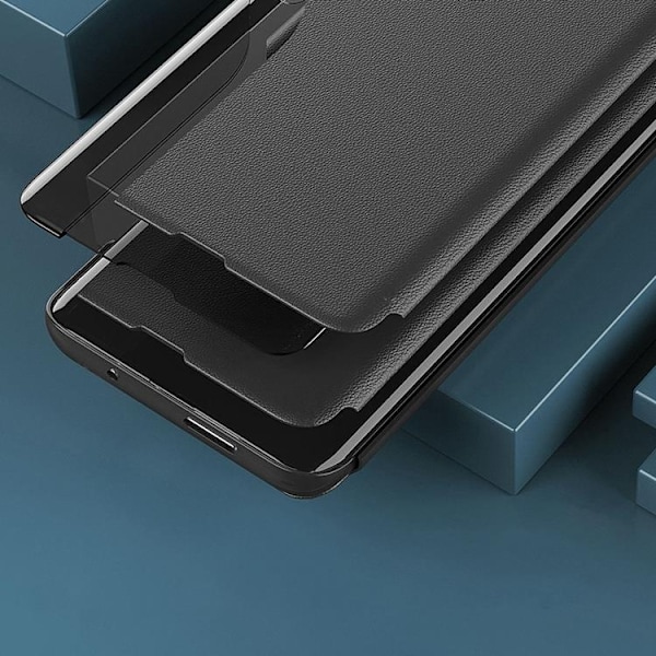 Galaxy S23 Plus -kotelo Eco-Leather View - Sininen Blå