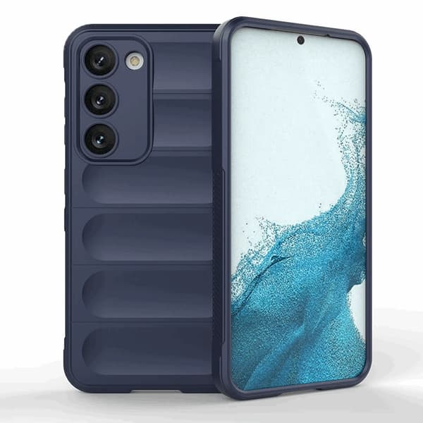 Mobilskal till Galaxy S23 Plus Magic Shield Flexible Armored - Blå Svart