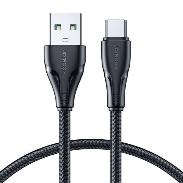 Joyroom Nopea USB-A - USB-C 3A Kaapeli 1,2 m - Musta Black