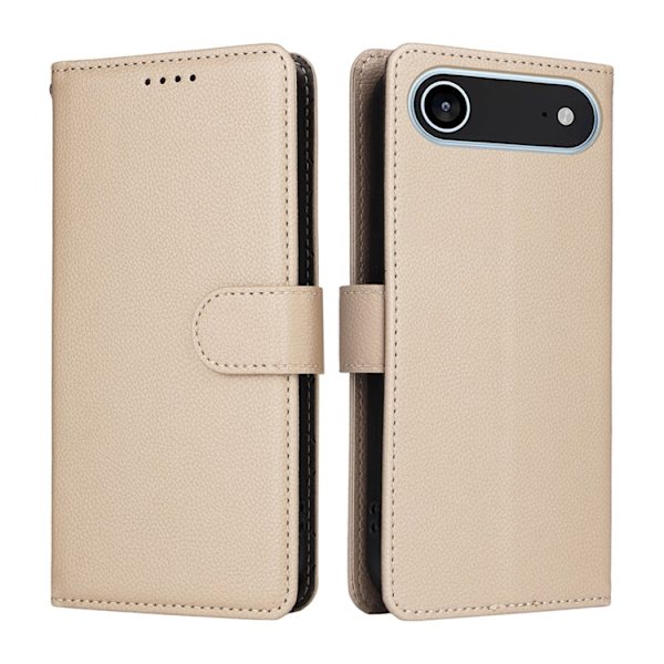 iPhone Air Plånboksfodral RFID Blocking med Handledsrem Beige
