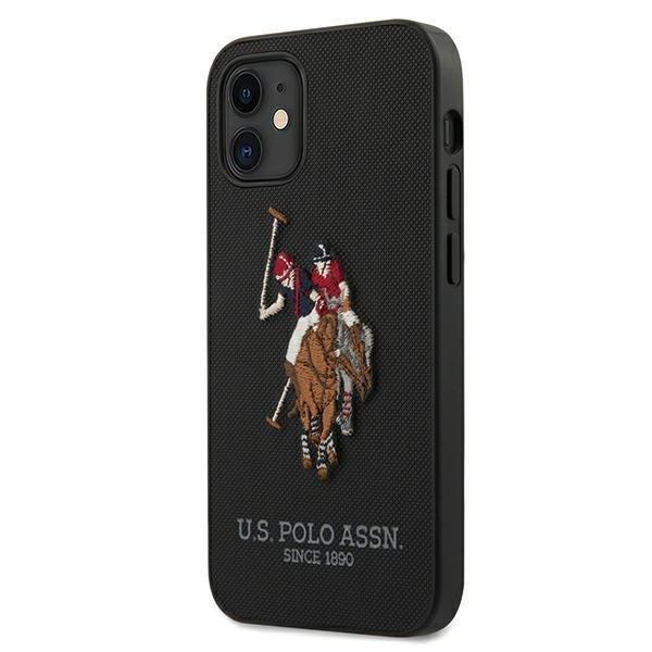 US Polo Polo Embroidery Collection Case iPhone 12 mini - Sort Black