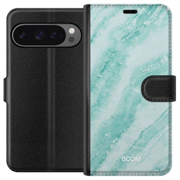 Plånboksfodral till Google Pixel 9 Pro XL med Mint Marble