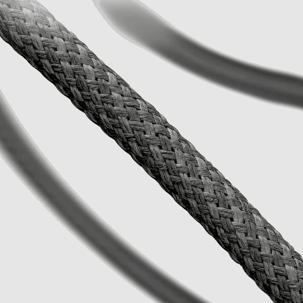 SBS USB-C - USB-C Kabel 1.5m 60W Braided - Svart