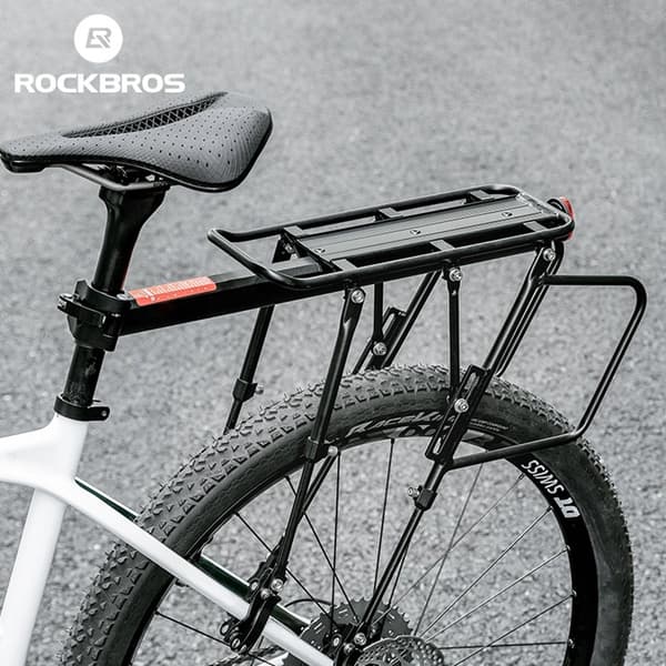 Rockbros cykelställ med hylla - Svart