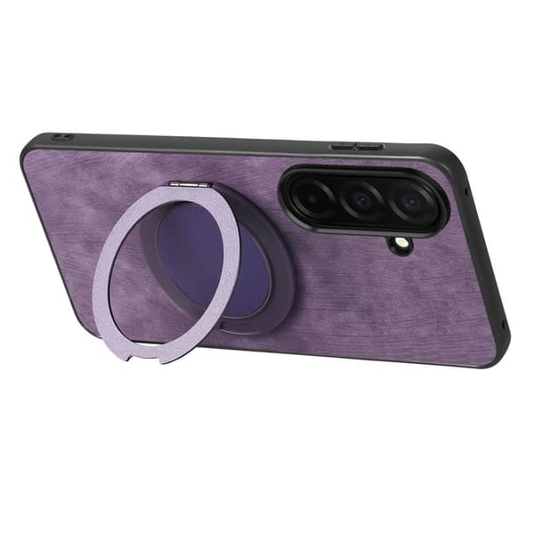 Mobilskal för Samsung Galaxy S26 Konstläder Kickstand - Lila