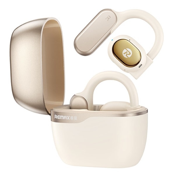 REMAX In-Ear Hörlurar Bluetooth OpenBuds P1 - Vit Vit