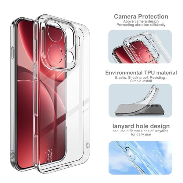 IMAK Mobilskal till Oppo Find X9 Pro 5G Plast Transparent - Pattern No.3