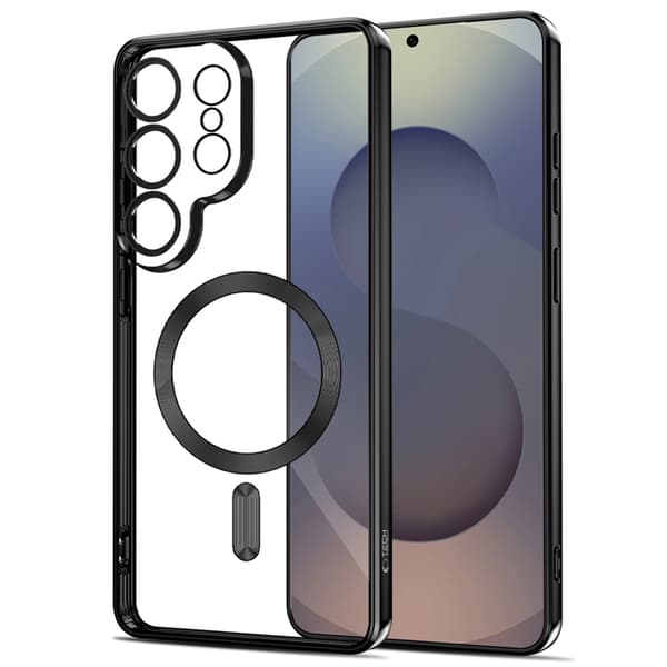 Tech-Protect Telefontaske Til Galaxy S26 Ultra Magsafe Magflex - Skinnende Sort Svart