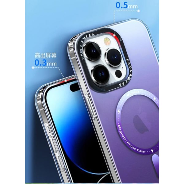 iPhone 13 Pro Max Mobile Cover Magsafe Gradient - violetti