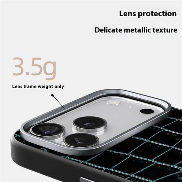 ABEEL Mobilskal till iPhone 17 Pro MagSafe Äkta Läder Grön