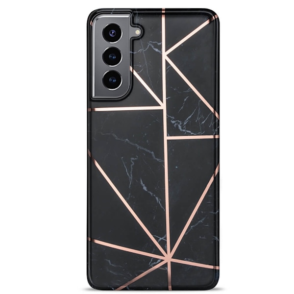 BOOM - Grid skal Galaxy S21 Plus - Svart Marmor Svart