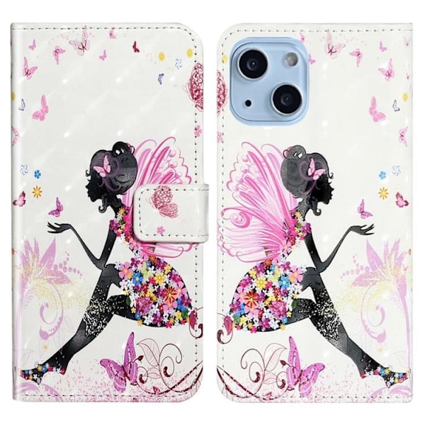 iPhone 14 Plånboksfodral Folio Flip - Girl