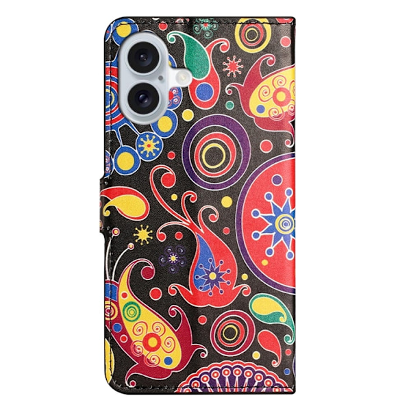 iPhone 17 Konstläder Plånboksfodral Pattern Print - Maneter