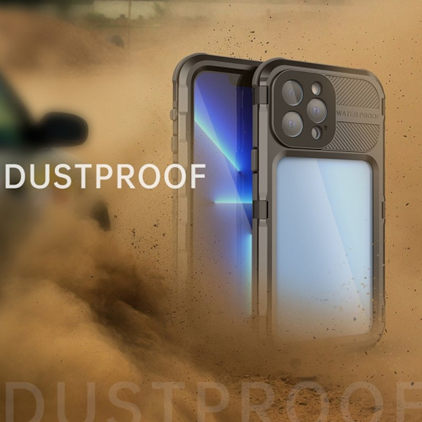 SHELLBOX M Series Mobilskal till iPhone 13 Pro Max Vattentät Svart