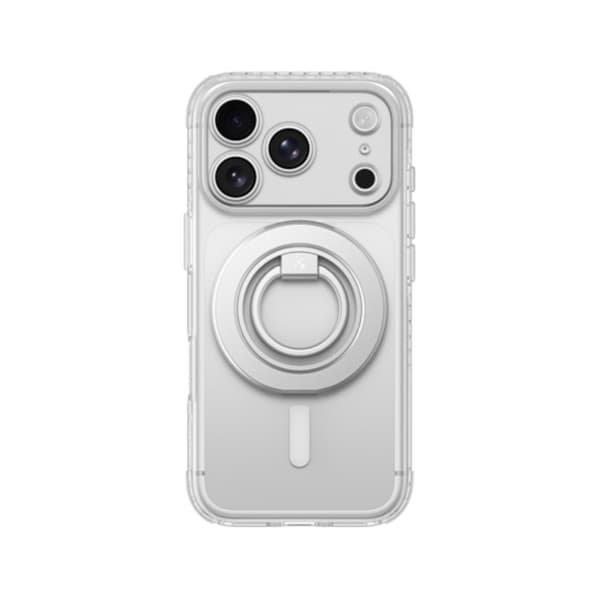 AmazingThing Mobilskal För iPhone 18 Pro/17 Pro Magsafe Magnetic Ring - Clear