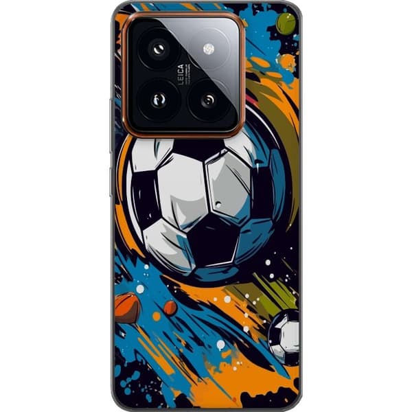 Mobilskal till Xiaomi 14 Pro med Fotbollar