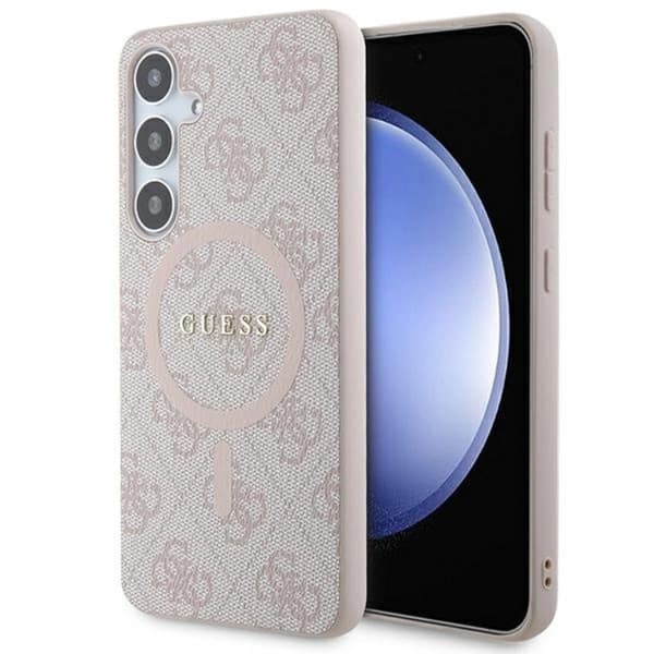 Guess Telefontaske til Galaxy S24 Magsafe Collection - Lyserød Rosa