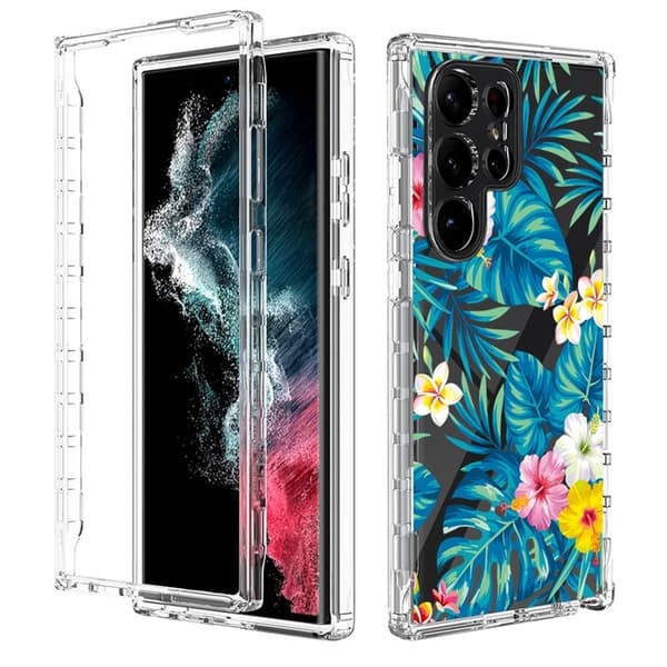 Galaxy S23 Ultra Skal Pattern Printing - Plantain Leaf Flerfärgad