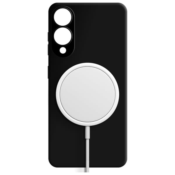 3MK Telefontaske til Galaxy S25 Edge MagSafe Hardy Silikone - Sort
