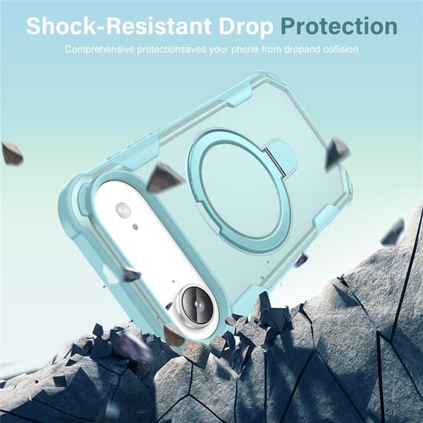 Mobilskal till iPhone Air MagSafe Kickstand Shockproof - Blå Blå