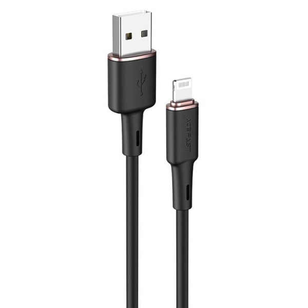 Acefast Lightning Cable 1,2m - musta